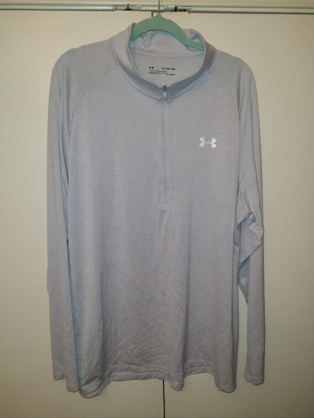 Under Armour Loose Heatgear 1/4 Zip Pullover Men's sz 3XL.